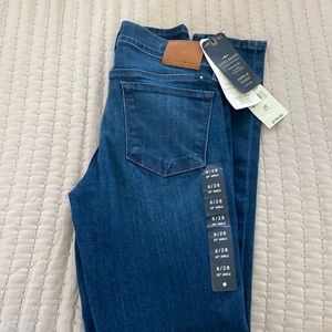 Lucky Brand ultra lux Charlie skinny jeans.
